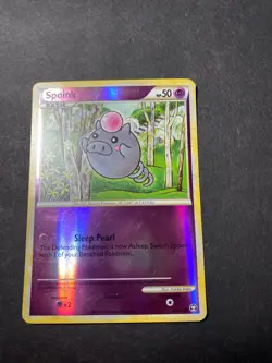 Spoink 77/102 - Reverse Holo - HSTriumphant Pokemon TCG RARE - Image 1