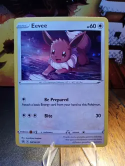 2021 Pokemon Sword & Shield Promo Eevee #127 VLP - Image 1