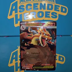 Mega Charizard Y ex Ascended Heroes 022/217 Double Rare Pokemon - Image 1