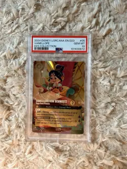 Vanellope Von Schweetz Disney Lorcana 2024 EN D23 Collection English #05 PSA 10 - Image 1