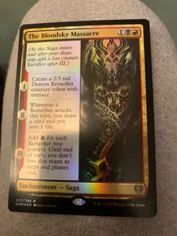 The Bloodsky Massacre Foil - MTG Magic Cards - Kaldheim - Image 1