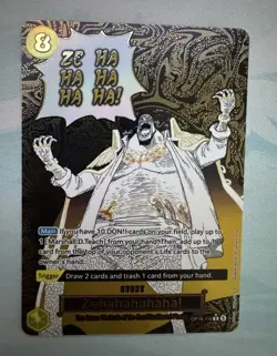 Bandai One Piece Card Game Zehahahahaha! Event Rare Foil Alt Art OP16-116 - Image 1