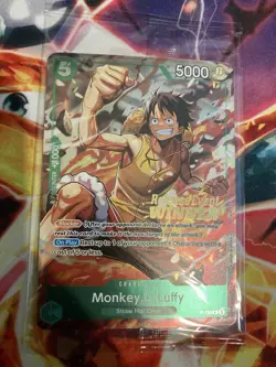 One Piece Card Game Monkey.D.Luffy OP16 Release Event Winner Card SEALED - Image 1