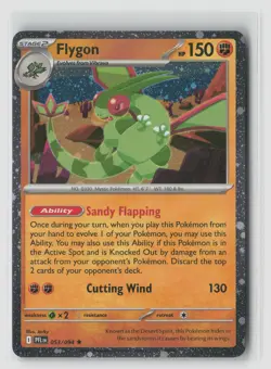 Flygon #053/094 Me02 Phantasmal Flames Rare Cosmos Holo Pokemon TCG NM - Image 1