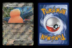 SNORLAX EX (PRISMATIC EVOLUTION STAMPED) DOUBLE RARE HOLO 076/131 NM POKEMON - Image 3