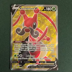 Pokemon - Kricketune V Full Art Ultra Rare - 142/163 SWSH Battle Styles- NM - Image 1