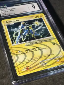 Pokemon TCG Arceus AR6 2009 Holo Rare CGC Mint 9 - Image 3