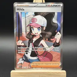 Hilda 164/086 Holo Ultra Rare White Flare Pokemon Near Mint - Image 2
