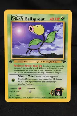 Erika's Bellsprout 38/132 NM Mint Gym Challenge Regular Uncommon Pokemon TCG - Image 1
