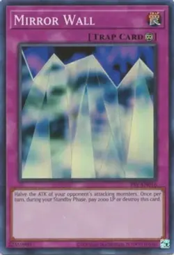Yugioh! Mirror Wall - PSV-EN016 - Super Rare - Unlimited 25th Anniversary Editio - Image 1