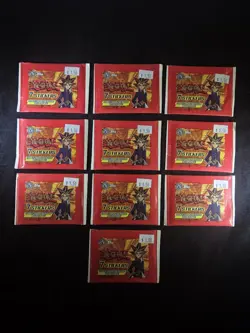 Vintage Yu-Gi-Oh Stickers - Lot of 10 Factory Sealed Packs - 1997 Topps - Image 1