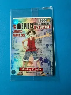 One Piece Monkey D Luffy P-055 US Voyage Illinois Basketball Promo-SEALED 2026 - Image 2