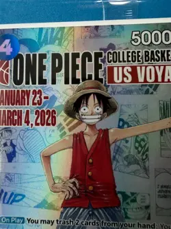 One Piece Monkey D Luffy P-055 US Voyage Illinois Basketball Promo-SEALED 2026 - Image 5
