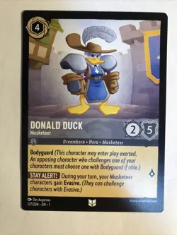 1x Lorcana Donald Duck Musketeer NM/M Disney - Image 1