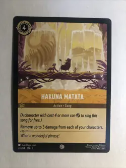 1x Lorcana Hakuna Matata NM/M Disney - Image 1