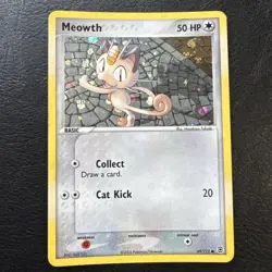 Meowth Reverse Holo #69/112 EX FireRed LeafGreen 2004 Pokemon Card - Image 1