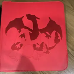 Ultra PRO Pokemon Charizard Red 3-Ring Binder 9-Pocket 360 Cards PVC-Free - Image 1