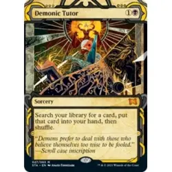 DEMONIC TUTOR Strixhaven: Mystical Archives STA Magic MTG MINT CARD - Image 1