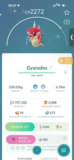 Pokemon Go Shiny GyaradosX2 - Image 1