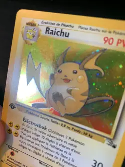 Carte Pokemon : Raichu 14/62 Edition 1 Fossile Wizards Francaise - Image 3