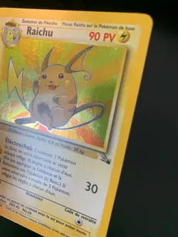 Carte Pokemon : Raichu 14/62 Edition 1 Fossile Wizards Francaise - Image 4