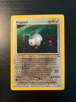 Carte Pokemon : Magneti 7/75 Edition 2 Neo Discovery Wizards Francaise - Image 1