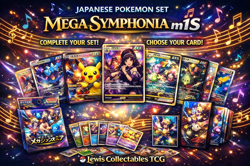 Pokemon Mega Symphonia M1S Japanese Cards | Choose Your Card NM+ - Image 1