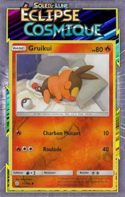 Gruikui Reverse - SL12:Eclipse Cosmique - 31/236 - Carte Pokemon Neuve Francaise - Image 1
