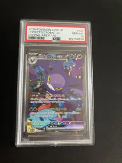 Team Rocket’s Crobat ex 127/098 PSA 10 GEM MINT Pokemon Card SAR Rare Japanese - Image 3
