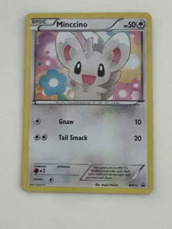 Minccino BW13 Cosmo Holo Rare Black White Pokemon TCG Card - Image 1