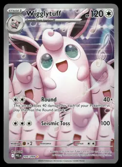 Pokemon Cards Wigglytuff 105/094 Phantasmal Flames Illustration Rare NM *2 - Image 1