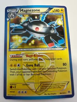 Magnezone Team Plasma Holo 46/135 Black & White Plasma Storm Pokemon Card - Image 1