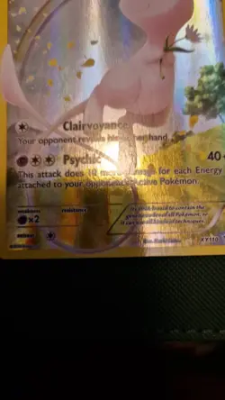 NM Mew XY110 Generations Full Art Black Star Promo Pokemon Card - Image 2