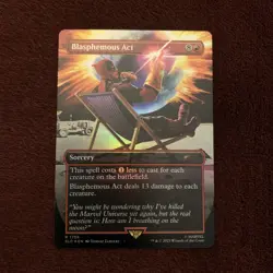 Blasphemous Act (1756) (Rainbow Foil) Secret Lair Drop Foil - Image 1