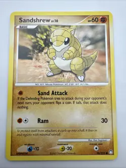 Pokemon TCG Sandshrew Mysterious Treasures 96/123 Regular - Image 1