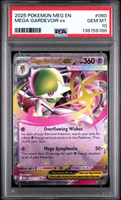 PSA 10 - Mega Gardevoir EX 060/132 MEG Mega Evolution - Pokemon - Image 1