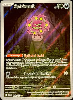 Spiritomb 148/132 Mega Evolution IR Near Mint English Pokemon TCG - Image 1