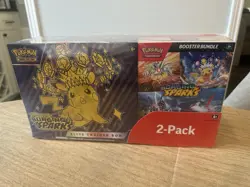 Pokemon Costco 2-Pack Scarlet & Violet SURGING SPARKS Elite Trainer Box Sealed - Image 1