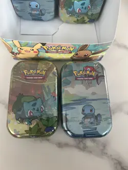 Pokemon TCG Kanto Friends Bulbasaur + Squirtle Mini Tin 2x l New & Sealed ✅ - Image 2