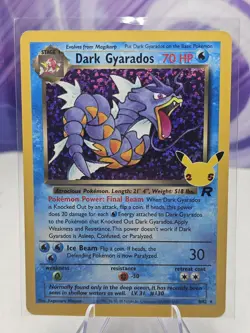 Pokemon TCG 25th Celebrations Dark Gyarados 8/82 Holo Rare NM - Image 1
