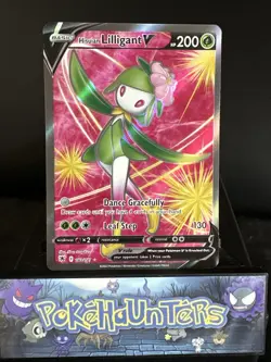 Pokemon Card Hisuian Lilligant V 162/189 Astral Radiance Full Art Holo Rare NM - Image 1