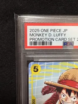 PSA 10 Monkey D Luffy P-106 2025 One Piece Promo Card Japanese GEM MINT - Image 4