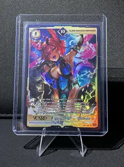 VCard: Awakened Worlds 1st Edition Alien Dragon Nephasis Ultra Rare 10 Holo Card - Image 1