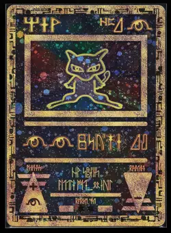 Ancient Mew WOTC Black Star Promo Pokemon Card CREASED - Image 1