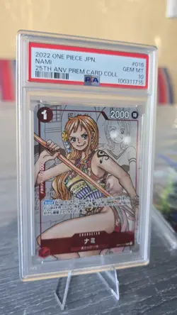 Nami One Piece OP01-016 Premium Card Collection 25th Anniversary PSA 10 JP - Image 2