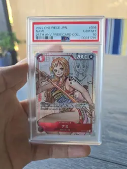 Nami One Piece OP01-016 Premium Card Collection 25th Anniversary PSA 10 JP - Image 3