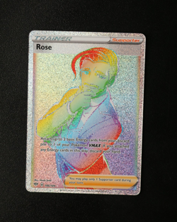 Pokemon Card TCG - Rose 196/189 - Darkness Ablaze - Rainbow Rare - NM ⭐ - Image 1