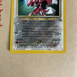 Scizor 33 Pokemon WOTC Black Star Promo - Near Mint NM (fast dispatch) - Image 4