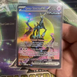 Pokemon TCG Iron Crown EX Scarlet & Violet Temporal Forces 206/162 SIR NM - Image 1