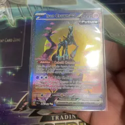 Pokemon TCG Iron Crown EX Scarlet & Violet Temporal Forces 206/162 SIR NM - Image 4